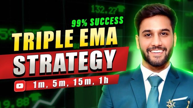 Best Trading Strategy For Beginners | Triple EMA Strategy For Forex & Crypto