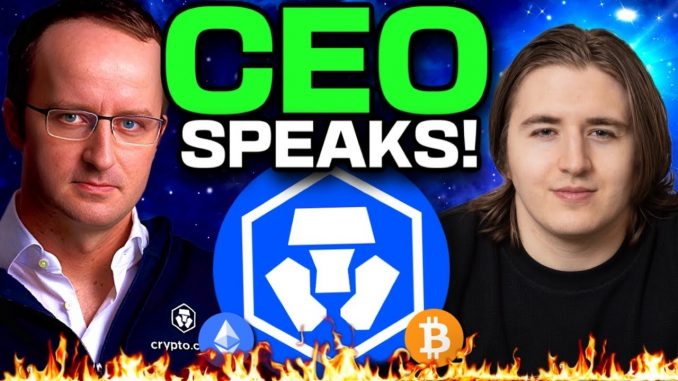 Crypto.com CEO TWEETS! (CRO Coin News Today!)