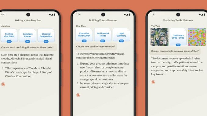 Anthropic Brings Claude AI App to Android