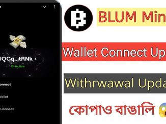 Blum Airdrop Wallet Connect Process || Blum Mining Withrwawal Price update video 2024