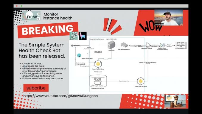 Introducing the Simple System Health Check Bot | ServiceNow AI for Beginners Series