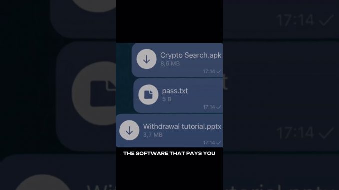 Write APP for guide → #crypto #bitcoin #tutorial