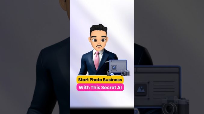 AI To Start Photo Business | Photography for Beginners #Photographer #photoediting #photography