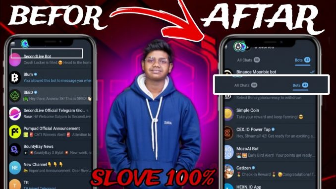 HOW TO CREATE NEW TELEGRAM FOLDER 2024📁 || CRYPTO MINING NEW TELEGRAM FOLDER ||  TELEGRAM BOT PIN ||