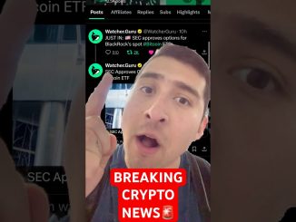 HUGE CRYPTO Blackrock NEWS! #shorts #bitcoin