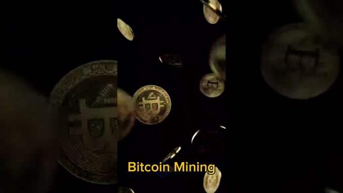 Bitcoin mining kaise kiya jata hai #bitcoin #shortsfeed #youtubeshorts #news #facts #viralvideo #fyp