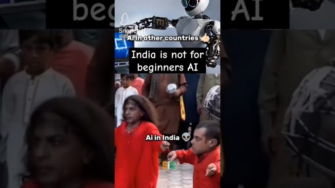 India is not for beginners 🤣 #salmankhan #srk #sharukhkhan #ai #ytshortsindia #ytshorts