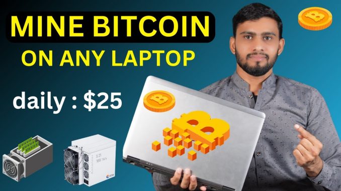 MINE BITCOIN ON ANY LAPTOP in 2024 | Crypto Mining Tutorial | Start Free BTC Mining on Your PC Today