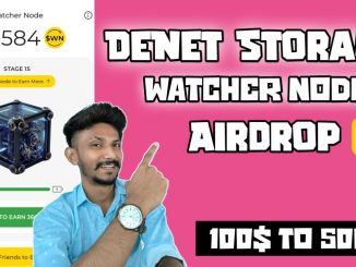 DeNet Airdrop || DeNet Storage Layer || Watcher Node Mining || DePin Crypto Mining ⛏️