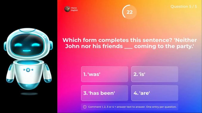 Grammar Review with AI - Beginner Level - Part 1