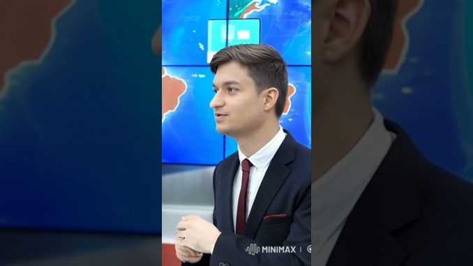 I am news presenter.create the Ai