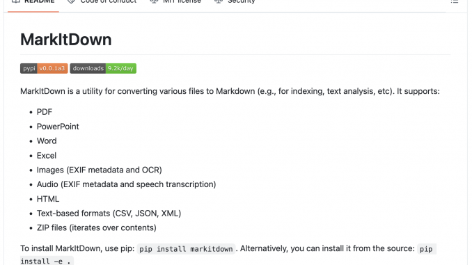 Microsoft Open Sourced MarkItDown: An AI Tool to Convert All Files into Markdown for Seamless Integration and Analysis
