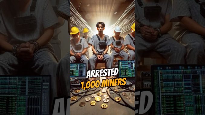 1,000 Bitcoin miners detained in Thailand!!! 🚨 🚨 🚨  #bitcoin #crypto #dinero