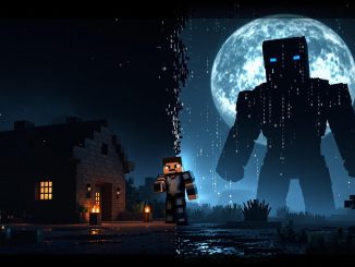 AI Guides My Forever Minecraft World - Episode 1: First Night Chaos!