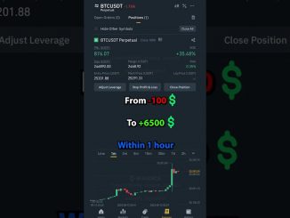 From -100💲 to +6500💲 within 1 hour #trading #crypto #bybit #binance #profit #futures #трейдинг