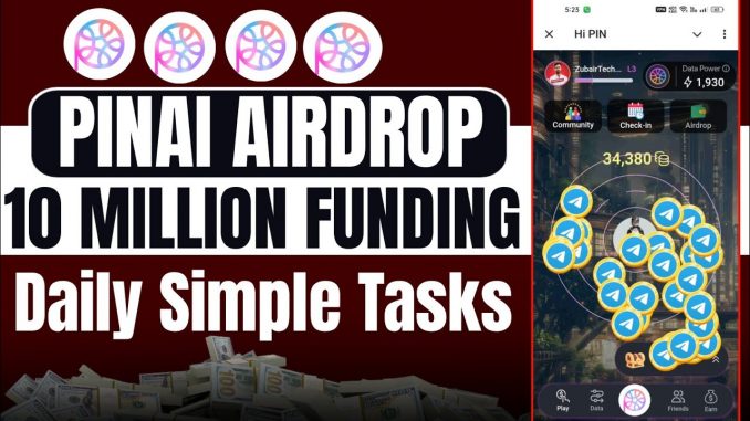 Pin Ai Airdrop Full Guide || Pin Ai Airdrop Daily Task || Pin Ai Airdrop Power Kaise Badayen