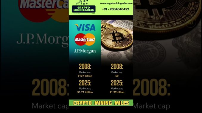 Crypto News #1 Visa vs Bitcoin  #crypto #mininggyan #cryptocurrencymining #cryptocurrency #bitcoin