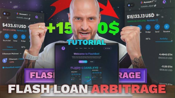 Make Money with Flash Loan Arbitrage (NO CODE Guide) | Crypto Arbitrage Trading Bot