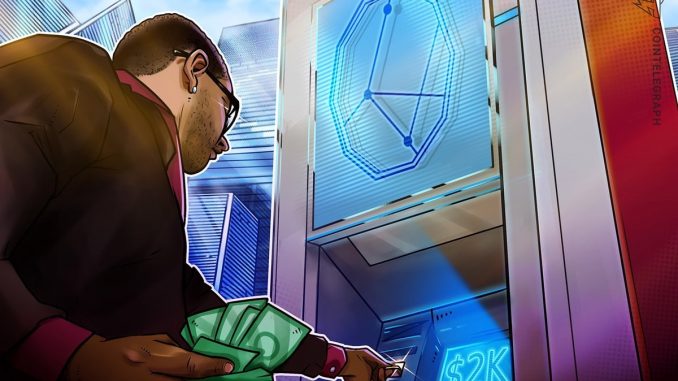 North Dakota Senate passes crypto ATM bill limiting daily transactions North Dakota Senate passes crypto ATM bill limiting daily transactions to $2K