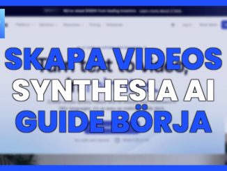 SKAPA VIDEOS på SYNTHESIA AI Guide för ATT BÖRJA