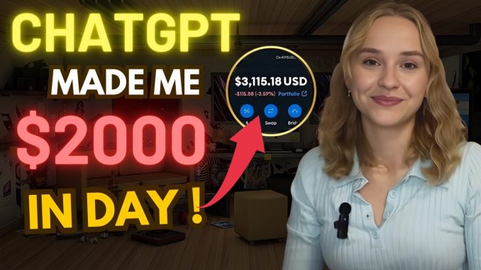 Crypto Trading Bot Guide: Earn $1000 Per Day With ChatGPT | Ethereum