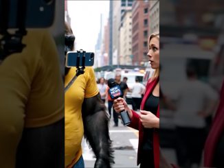 Buddy got a little scared #news #ai #city #street