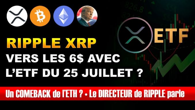 🚨 Crypto News : XRP ready pour les 6$ ! ETH dynamique haussière, USDT et USDC se conforment
