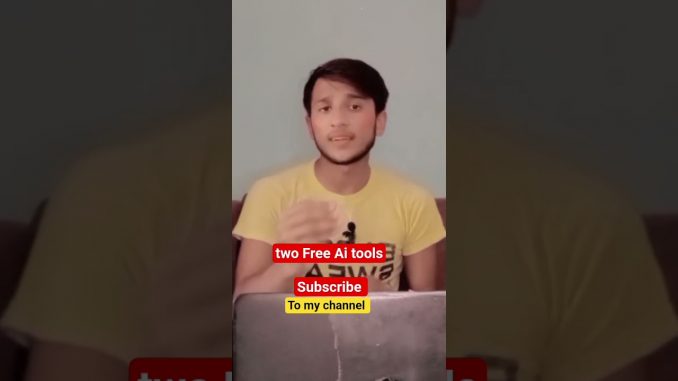 two AI free tools|for beginer #ai #artificialintelligence #short #viral