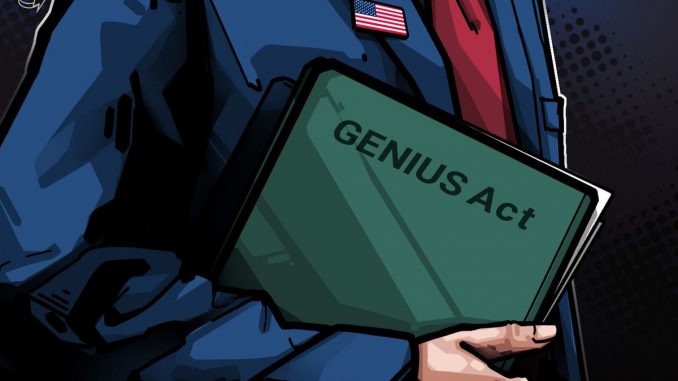 US Treasury Calls For Public Comment On GENIUS Stablecoin Bill