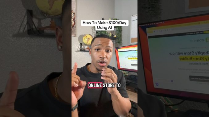 $100/Day Dropshipping With AI (Step By Step For Beginners) #ecommercebusiness