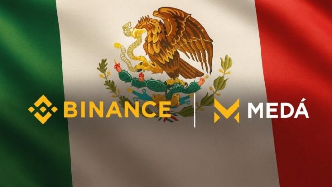 Binance establishes new payment entity Medá in Mexico