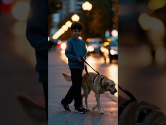 “Guide Dog Helps a Boy Cross Safely 🐕👦 | Heartwarming Short” #shortvideo #shorts #viral #ai #animals