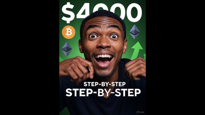 🚀 $4,000 Crypto Investing Plan 2025 | STEP-BY-STEP for Beginners (SAFE & PRACTICAL)