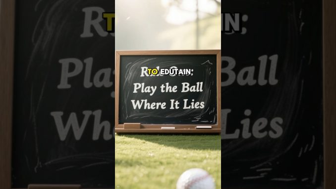 GOLF RULES & ETIQUETTE for BEGINNERS Explained by AI ✨ Easy Guide to Follow! #scoring #balls #drops