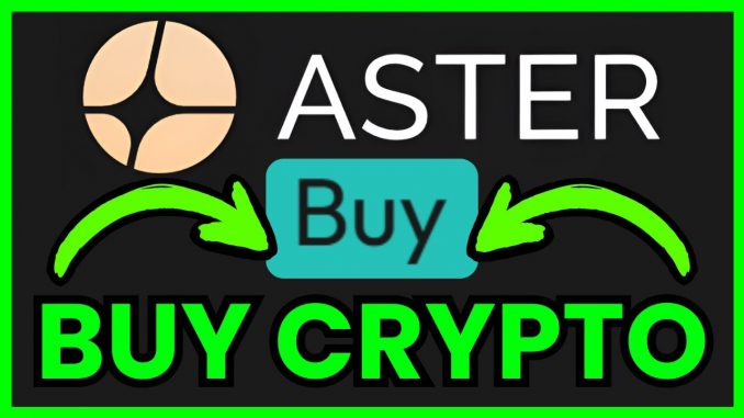 How To BUY CRYPTO On Aster For Beginners (QUICK & EASY) 2025