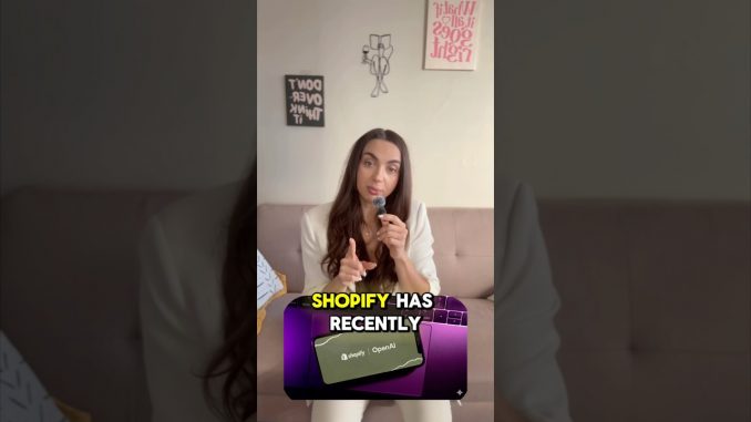 📩Send this video to a Shopify owner!   #artificialintelligence #ai #ainews #shopify #openai