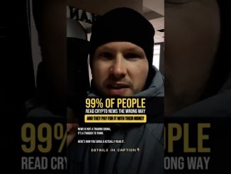 99% of people read crypto news the wrong way