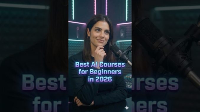 Best AI Courses for Beginners in 2026 #aicourses #aiengineer #ai #logicmojo #datascience #mlops