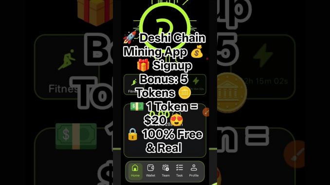 Deshi Chain Mining App | New Free Mining Platform | Full Guide & Latest Update 2026