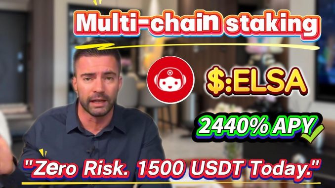 Earn 2440% Annual Yield with ELSA Staking! Simple, No-Risk Mining Guide