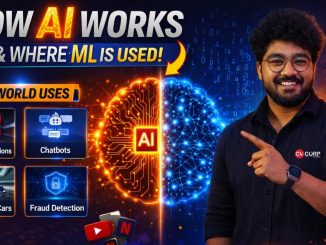 How AI Works & Where ML is Used | Complete Beginner Guide | Fear Ends Here #cvcorp