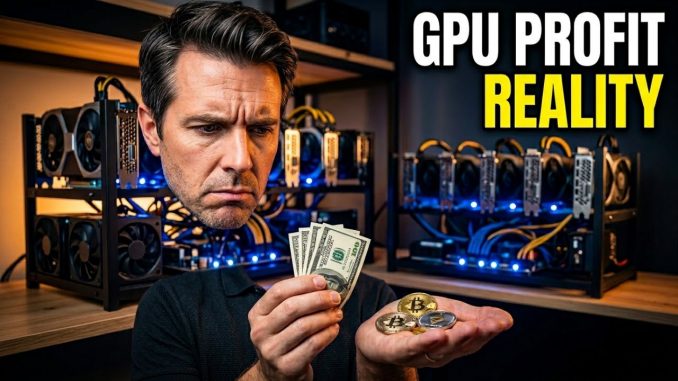 Realistic GPU Mining Income Revealed #gpumining #cryptomining #passive
