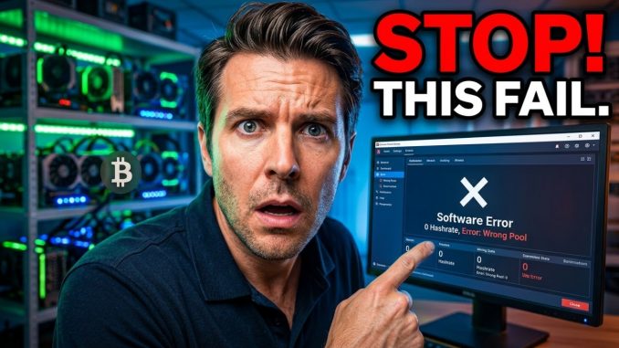 The backup mistake destroying miners right now #cryptomining #fails