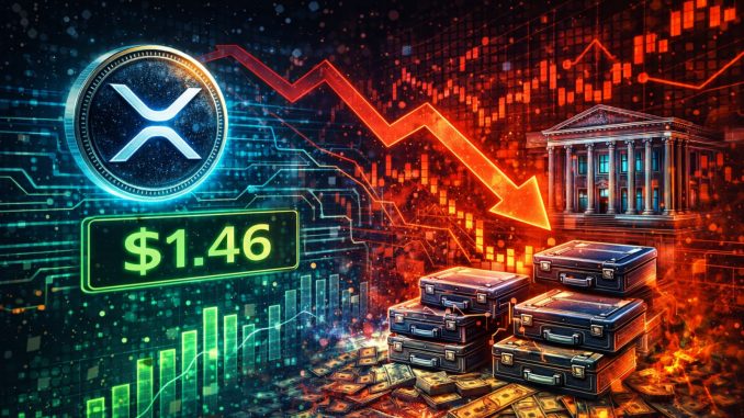XRP Holds $1.46, But Institutional Accumulation Signals Weakness