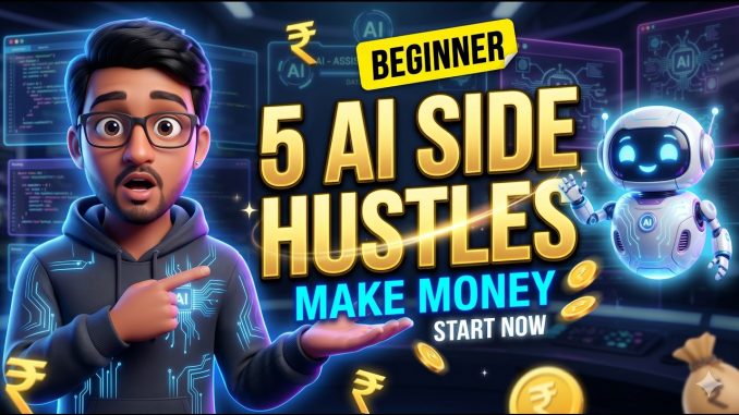 🔥 5 AI Side Hustles Beginners Are Missing in 2026 💰 (Kannada)