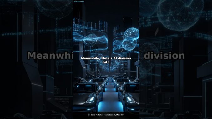 AI News: Tesla Robotaxis Launch, Meta Hiring Frenzy | Apr 19