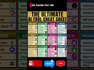 AI cheetsheet for beginner #shorts #youtube #trending