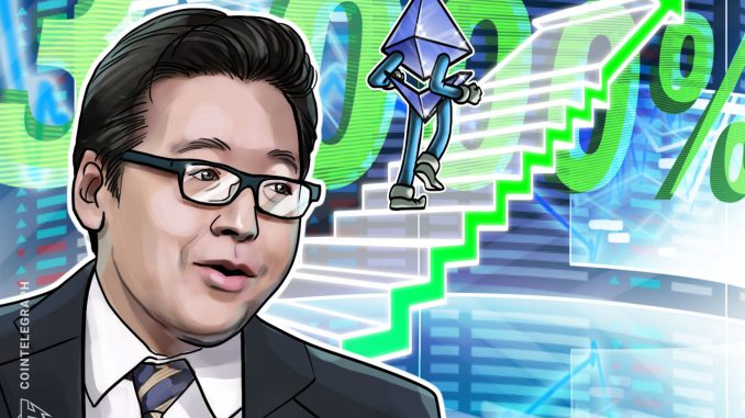 Ethereum Bull Tom Lee Backs 3,000% ETH Upside Case
