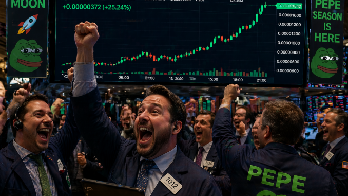 A bullish PEPE chart