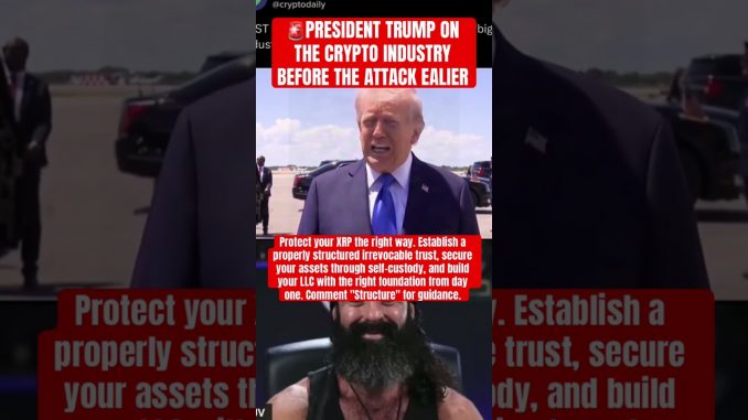 🚨President trump on crypto🚨🚀🚀#crypto #news #trump #trumpattack #digitalassets #trending #shorts